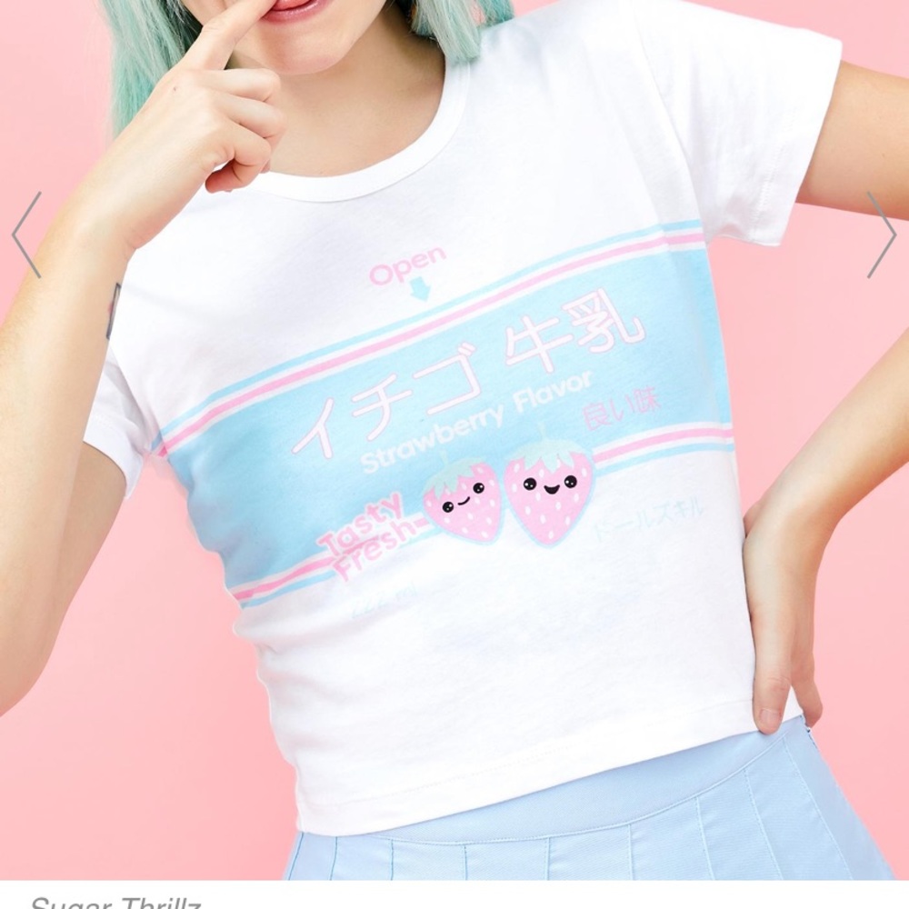Dolls Kill Berry Delicious Baby Tee